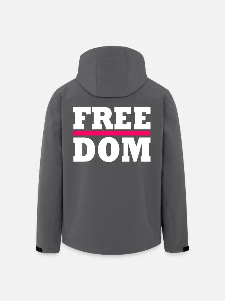 Freedom - Recycelte Männer Softshell-Jacke von Stanley/Stella - Anthrazit