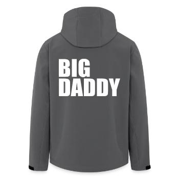 Big daddy - Recycelte Männer Softshell-Jacke von Stanley/Stella - Anthrazit - Hinten - AI Model Male 185 light (185cm)