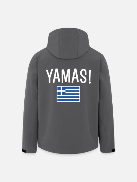 Yamas - Recycelte Männer Softshell-Jacke von Stanley/Stella - Anthrazit