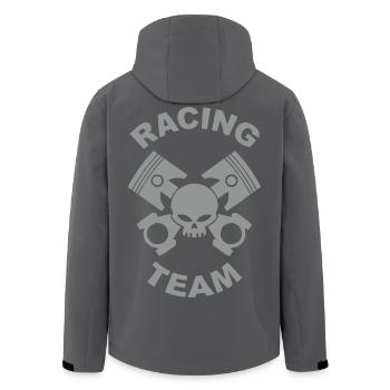 pistons and rods racing team - Recycelte Männer Softshell-Jacke von Stanley/Stella - Anthrazit - Hinten - AI Model Male 185 light (185cm)