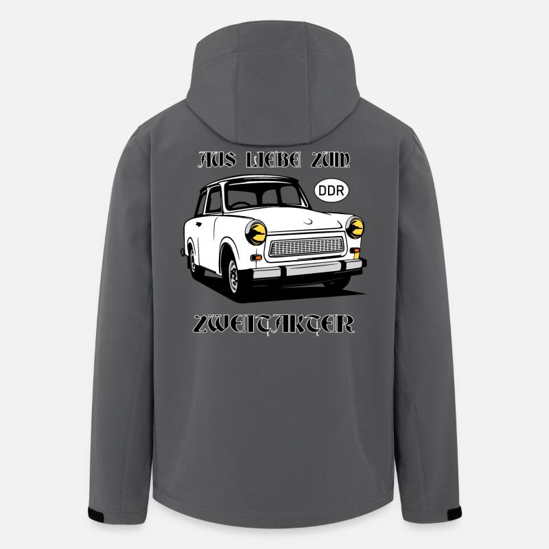 Trabant Trabi Auto - Recycelte Männer Softshell-Jacke von Stanley/Stella - Anthrazit
