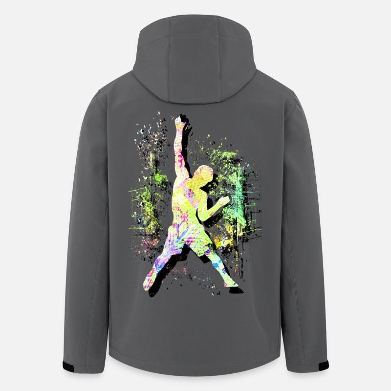 Klettern - Bouldern - Kletterer - Freeclimbing - Recycelte Männer Softshell-Jacke von Stanley/Stella - Anthrazit
