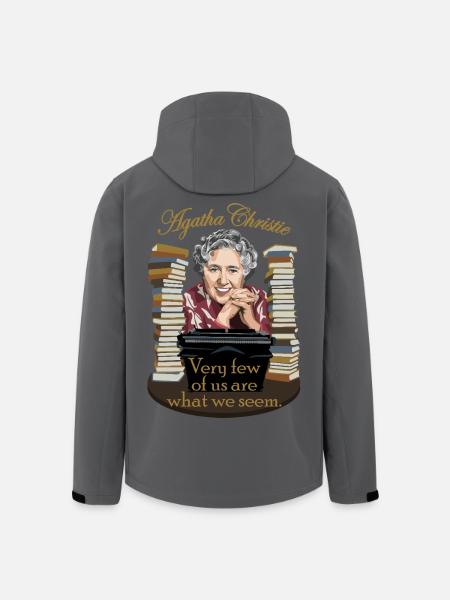 Agatha Christie - Recycelte Männer Softshell-Jacke von Stanley/Stella - Anthrazit