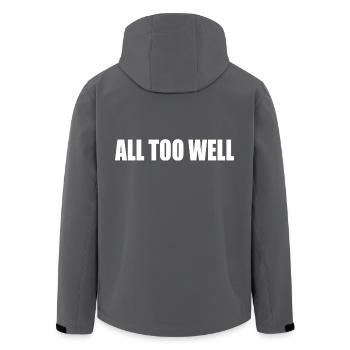 All too well - Recycelte Männer Softshell-Jacke von Stanley/Stella - Anthrazit - Hinten - AI Model Male 185 light (185cm)