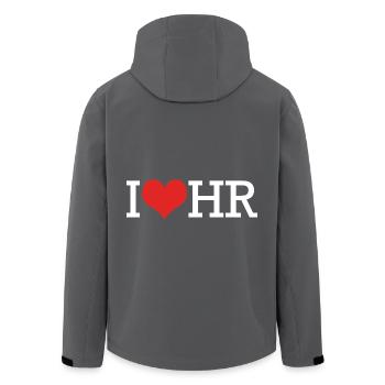 HR Manager - Recycelte Männer Softshell-Jacke von Stanley/Stella - Anthrazit - Hinten - AI Model Male 185 light (185cm)