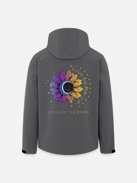 Boho Bohemian Spirituelles Geschenk - Recycelte Männer Softshell-Jacke von Stanley/Stella - Anthrazit