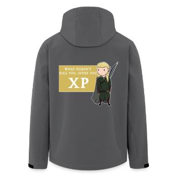 Roleplay XP - Recycelte Männer Softshell-Jacke von Stanley/Stella - Anthrazit - Hinten - AI Model Male 185 light (185cm)