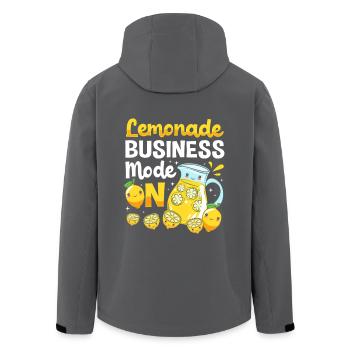 Limonade Limonadenstand Limo - Recycelte Männer Softshell-Jacke von Stanley/Stella - Anthrazit - Hinten - AI Model Male 185 light (185cm)