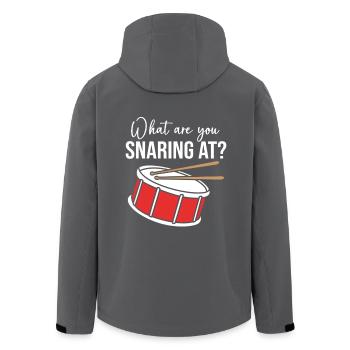 Schlagzeug Schlagzeuger Drumsticks - Recycelte Männer Softshell-Jacke von Stanley/Stella - Anthrazit - Hinten - AI Model Male 185 light (185cm)