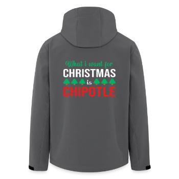 Scharf Chipotle Chilli Chilischote Jalapeno Chili - Recycelte Männer Softshell-Jacke von Stanley/Stella - Anthrazit - Hinten - AI Model Male 185 light (185cm)