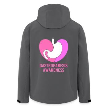 Gastroparese - Recycelte Männer Softshell-Jacke von Stanley/Stella - Anthrazit - Hinten - AI Model Male 185 light (185cm)