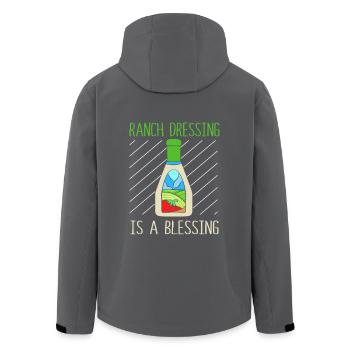 Dressing - Recycelte Männer Softshell-Jacke von Stanley/Stella - Anthrazit - Hinten - AI Model Male 185 light (185cm)