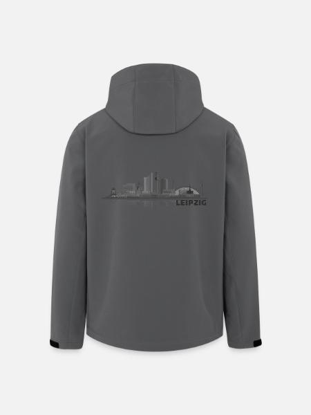 Leipzig05 - Recycelte Männer Softshell-Jacke von Stanley/Stella - Anthrazit