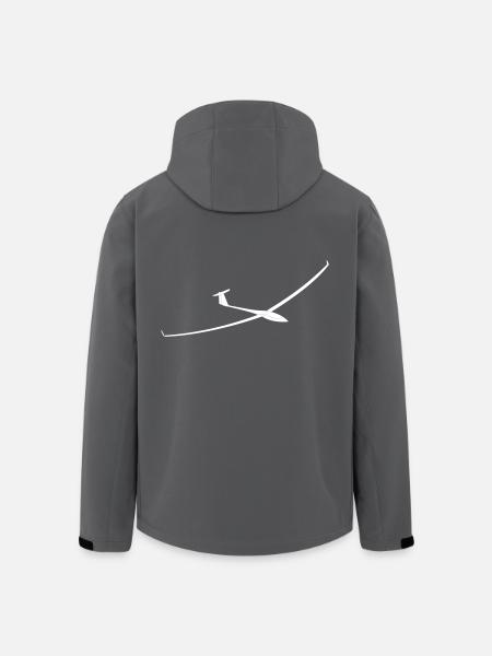 Segelflugzeug Verein Aerolub Geschenk Luftsport - Recycelte Männer Softshell-Jacke von Stanley/Stella - Anthrazit