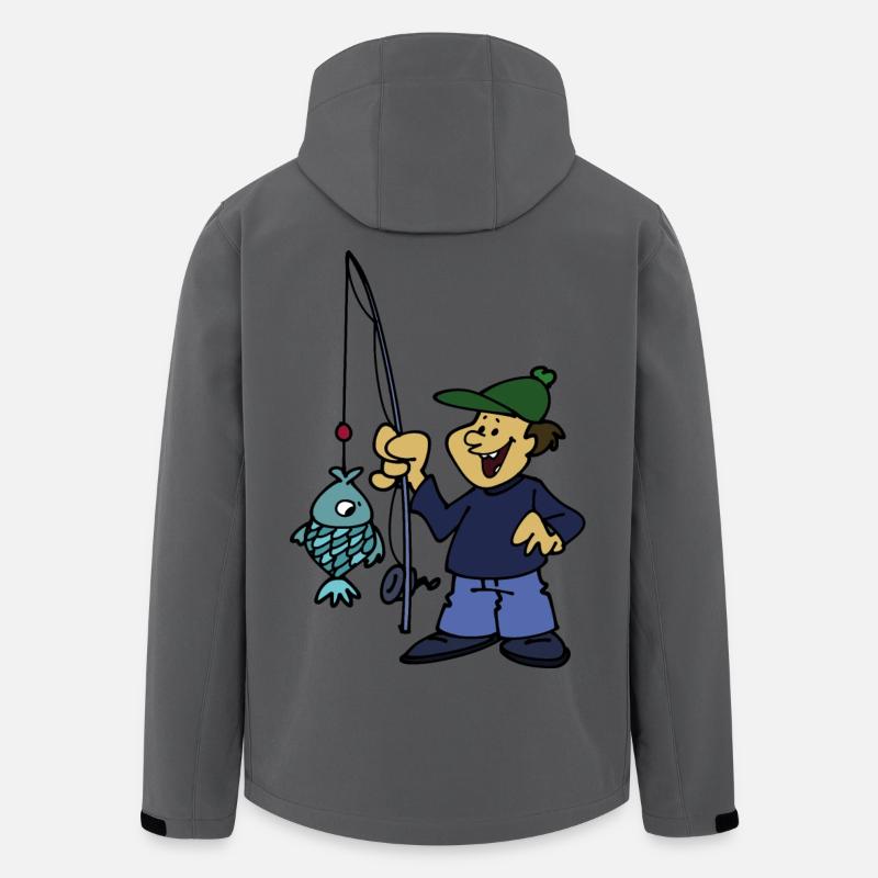 Fischer - Recycelte Männer Softshell-Jacke von Stanley/Stella - Anthrazit