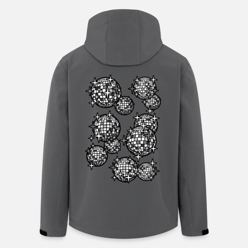 Spiegelkugeln schwarz - Recycelte Männer Softshell-Jacke von Stanley/Stella - Anthrazit