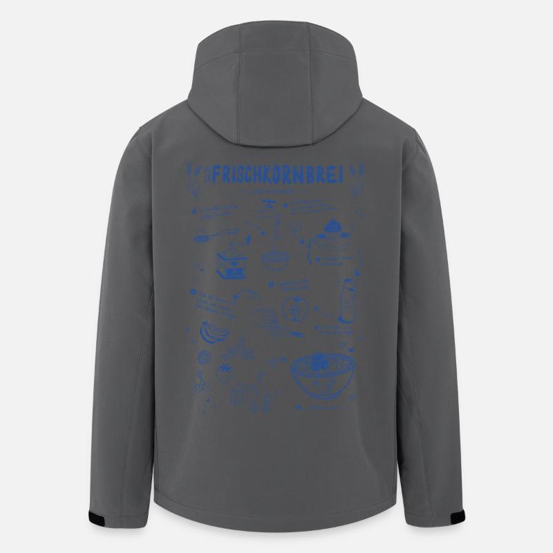 Frischkornbrei nach Prof.Kollath - Recycelte Männer Softshell-Jacke von Stanley/Stella - Anthrazit