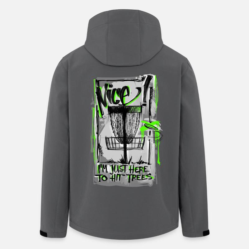 DiscGolf  - Recycelte Männer Softshell-Jacke von Stanley/Stella - Anthrazit