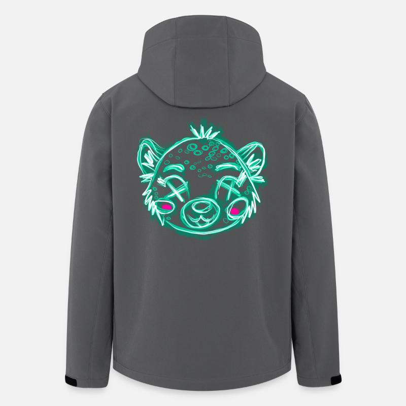 Leo Green mort - Veste softshell homme en polyester recyclé Stanley/Stella - charbon