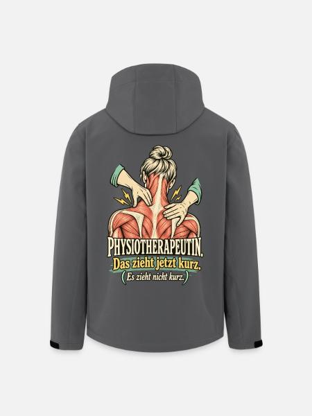 Physiotherapeutin Das zieht kurz - Recycelte Männer Softshell-Jacke von Stanley/Stella - Anthrazit