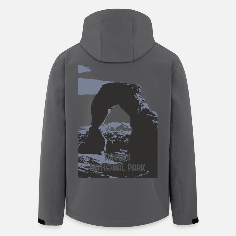 Arches National Park - Men’s Recycled Softshell Jacket by Stanley/Stella - anthracite