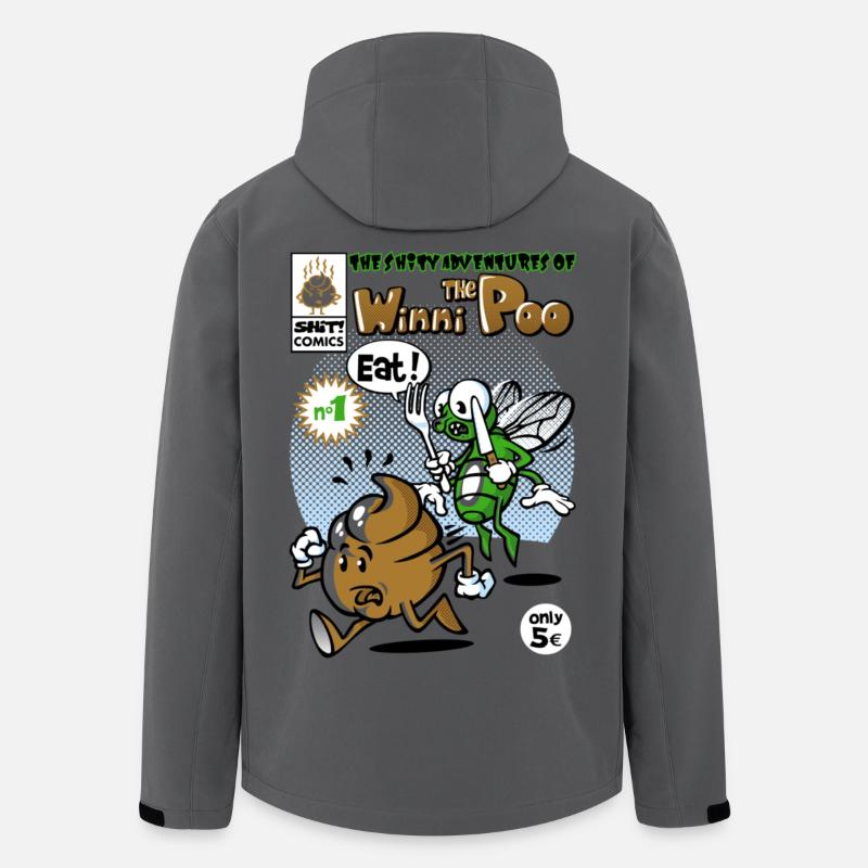 Shit comic - Men’s Recycled Softshell Jacket by Stanley/Stella - anthracite