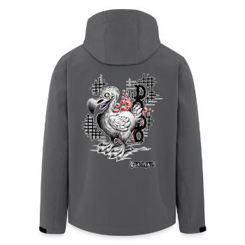 DODO 2022 - Recycelte Männer Softshell-Jacke von Stanley/Stella - Anthrazit - Hinten - AI Model Male 185 light (185cm)