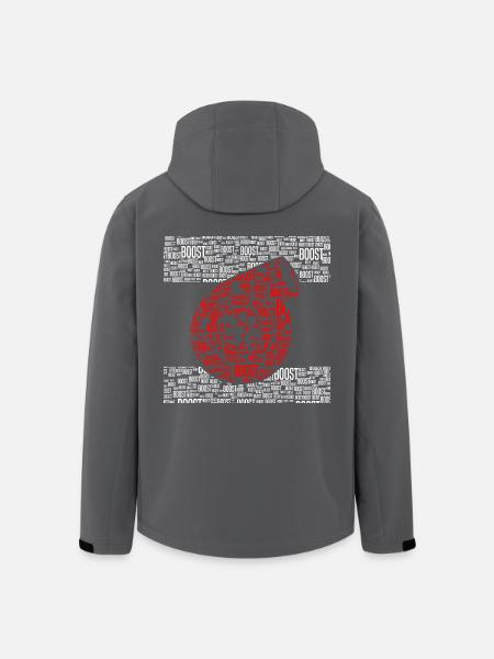 BOOST - Recycelte Männer Softshell-Jacke von Stanley/Stella - Anthrazit