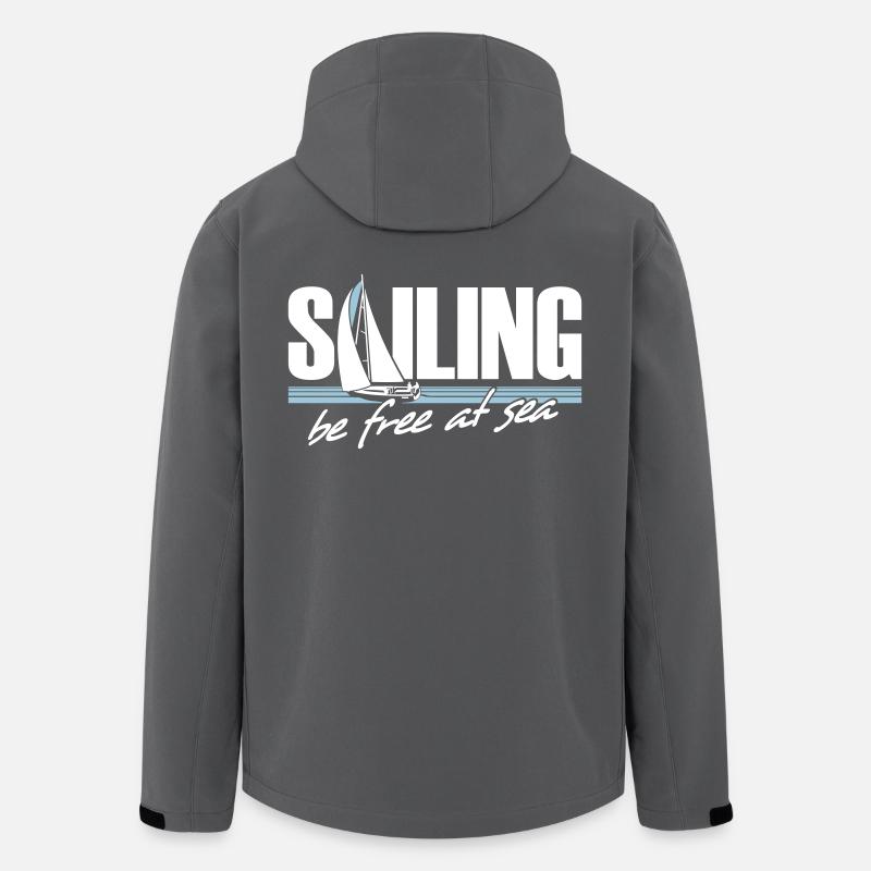 Sailing - Men’s Recycled Softshell Jacket by Stanley/Stella - anthracite