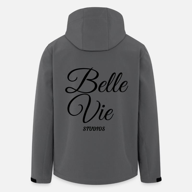 Belle Vie STUDIOS - Veste softshell homme en polyester recyclé Stanley/Stella - charbon
