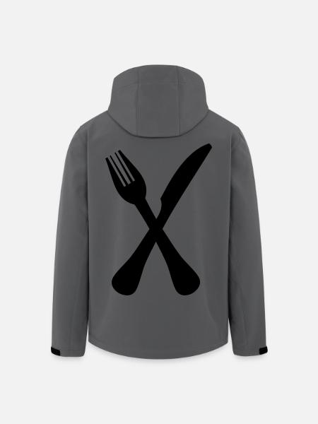 cutlery - Men’s Recycled Softshell Jacket by Stanley/Stella - anthracite