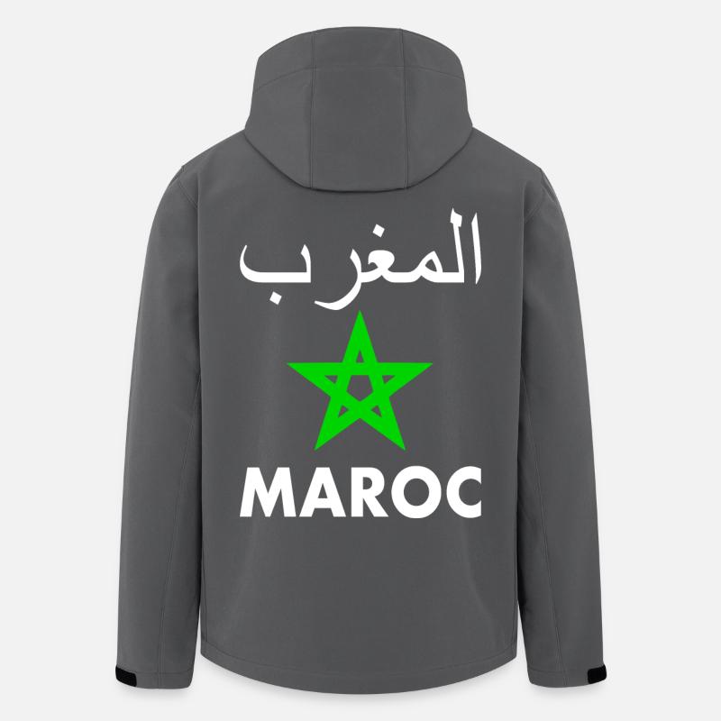Marokko - Recycelte Männer Softshell-Jacke von Stanley/Stella - Anthrazit
