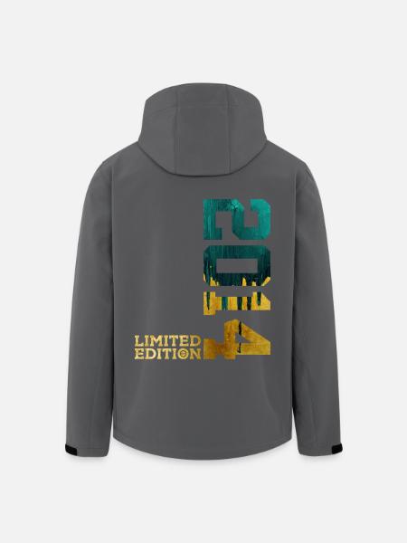 12. GEBURTSTAG LIMITED EDITION 2014 - Recycelte Männer Softshell-Jacke von Stanley/Stella - Anthrazit