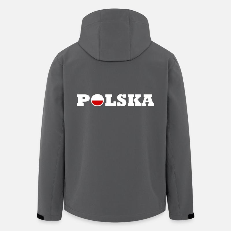 Polen - Recycelte Männer Softshell-Jacke von Stanley/Stella - Anthrazit