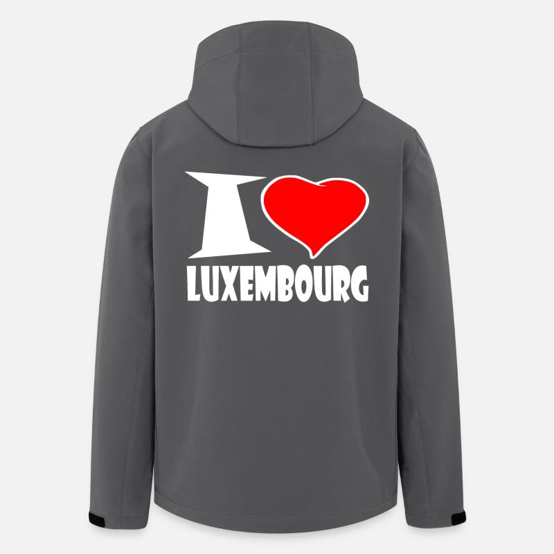 Luxemburg - Recycelte Männer Softshell-Jacke von Stanley/Stella - Anthrazit