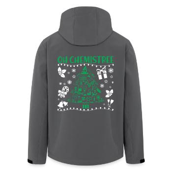 Chemie Weihnachten Oh Chemistree - Recycelte Männer Softshell-Jacke von Stanley/Stella - Anthrazit - Hinten - AI Model Male 185 light (185cm)