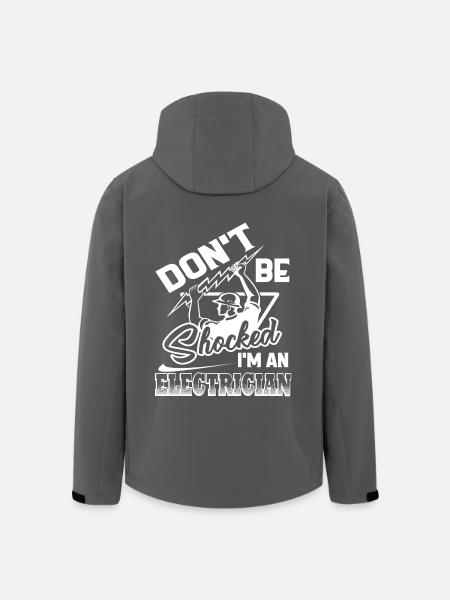Elektriker Ich bin Elektriker - Recycelte Männer Softshell-Jacke von Stanley/Stella - Anthrazit