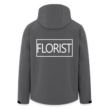 Florist Proud Graduate Florist Student Geschenk - Recycelte Männer Softshell-Jacke von Stanley/Stella - Anthrazit - Hinten - AI Model Male 185 light (185cm)