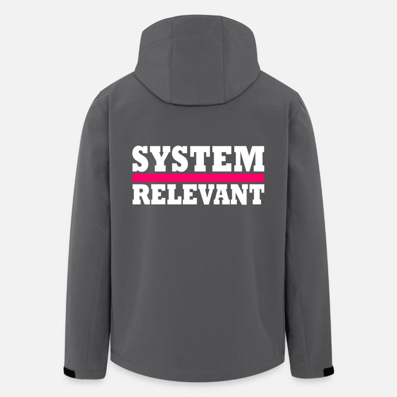 Système pertinent - Veste softshell homme en polyester recyclé Stanley/Stella - charbon