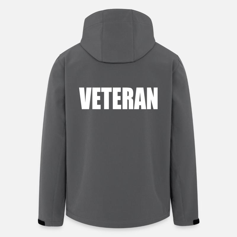 Veteran - Recycelte Männer Softshell-Jacke von Stanley/Stella - Anthrazit