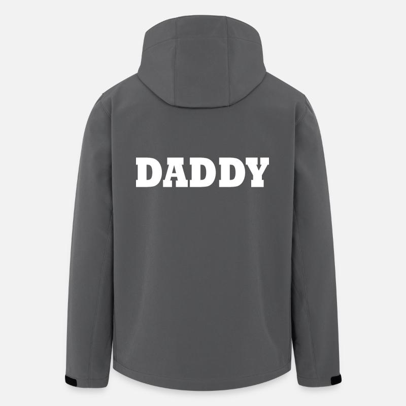 Daddy - Softshelljacka herr i återvunnen polyester Stanley/Stella - kolgrå