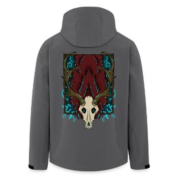 Wendigo - Veste softshell homme en polyester recyclé Stanley/Stella - charbon - Dos - AI Model Male 185 light (185cm)