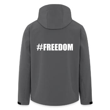 Freedom - Recycelte Männer Softshell-Jacke von Stanley/Stella - Anthrazit - Hinten - AI Model Male 185 light (185cm)
