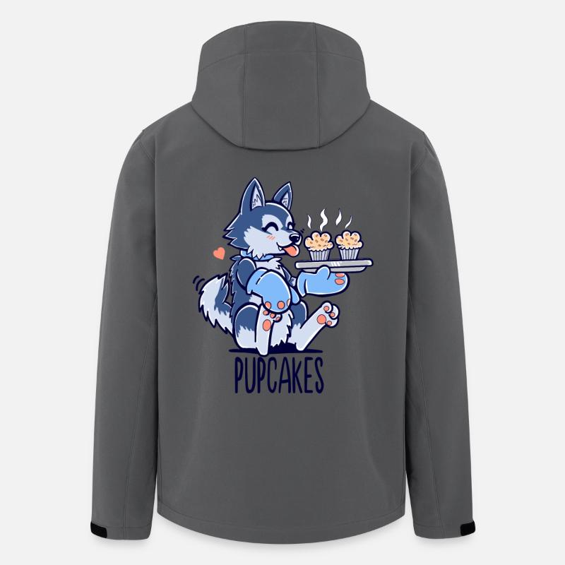 Ich mache Pupcakes - Recycelte Männer Softshell-Jacke von Stanley/Stella - Anthrazit