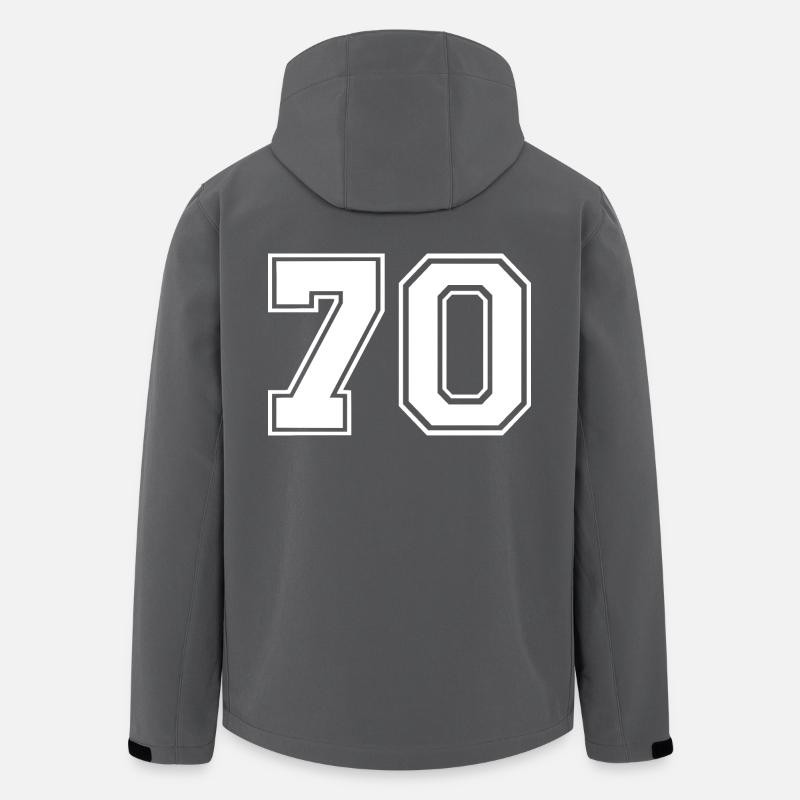 70 - Recycelte Männer Softshell-Jacke von Stanley/Stella - Anthrazit