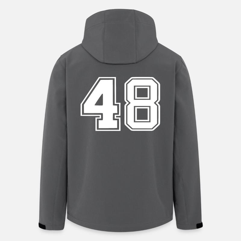 48 - Men’s Recycled Softshell Jacket by Stanley/Stella - anthracite