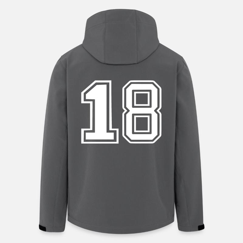 18 - Recycelte Männer Softshell-Jacke von Stanley/Stella - Anthrazit