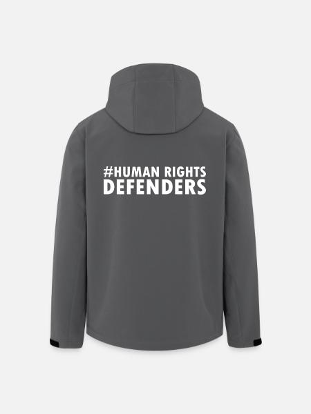 Human rights defenders - Recycelte Männer Softshell-Jacke von Stanley/Stella - Anthrazit