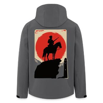 Abrek - Recycelte Männer Softshell-Jacke von Stanley/Stella - Anthrazit - Hinten - AI Model Male 185 light (185cm)