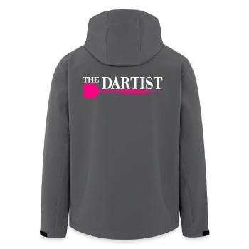 Dart Dartpfeil Dartlegende 180 - Recycelte Männer Softshell-Jacke von Stanley/Stella - Anthrazit - Hinten - AI Model Male 185 light (185cm)